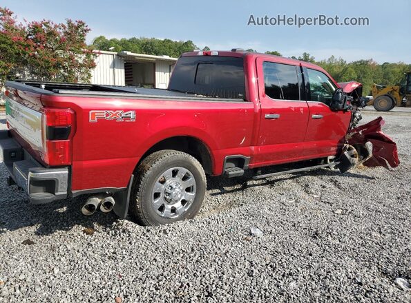 1FT8W2BM8SEC06217 2025 FORD F250 Красный Задняя правая четверть