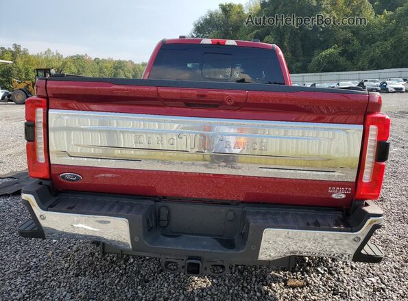 1FT8W2BM8SEC06217 2025 FORD F250 Красный Вид сзади