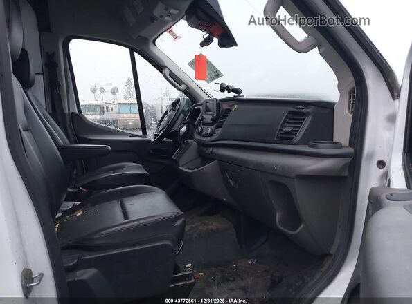 1FTBF4X87MKA74178 2021 FORD TRANSIT-350 White Widok wnętrza z przodu