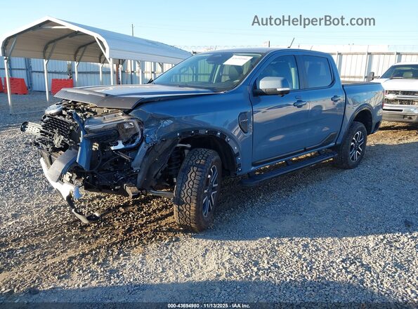 1FTER4JH4RLE14076 2024 FORD RANG Синий Передняя левая четверть