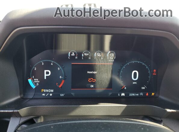 1FTER4LR6RLE20161 2024 FORD RANG Orange ხელსაწყოთა პანელის ხედი