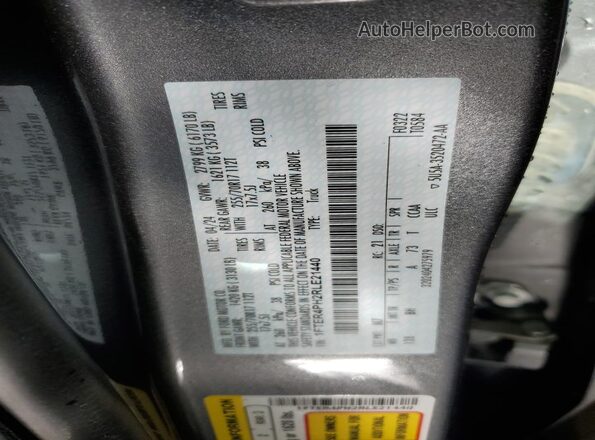 1FTER4PH2RLE21440 2024 FORD RANG Серый Вид наклейки с VIN-кодом