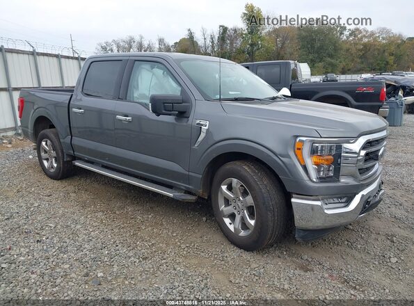 1FTEW1C55NKF12477 2022 FORD F150 Gray Przód prawy