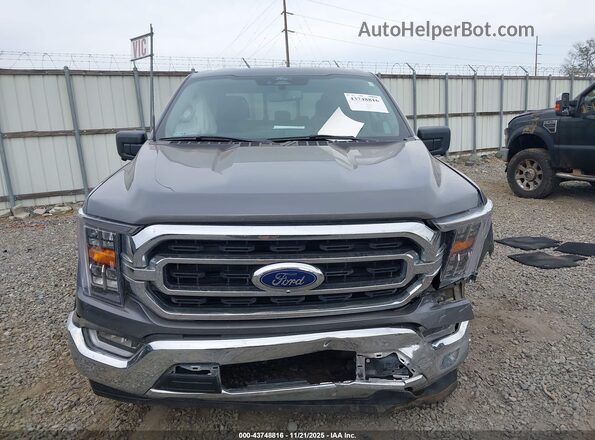 1FTEW1C55NKF12477 2022 FORD F150 Gray Widok zestawu wskaźników