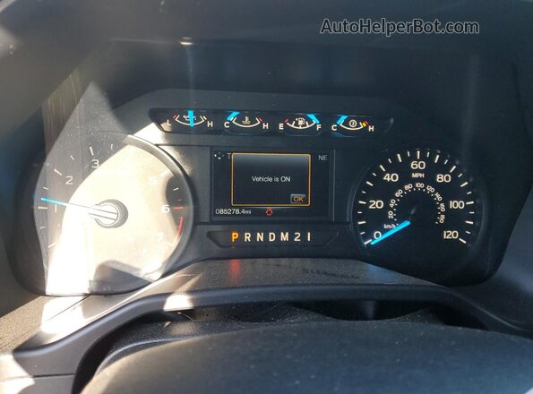 1FTEW1EP3HFB33778 2017 FORD F150 Silver Вид щитка приладів