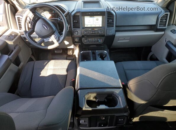 1FTEW1EP3HFB33778 2017 FORD F150 Silver Вид панелі приладів