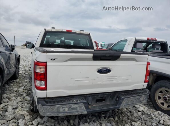 1FTEX1CB1NKD32206 2022 FORD F150 White Հետևի տեսք
