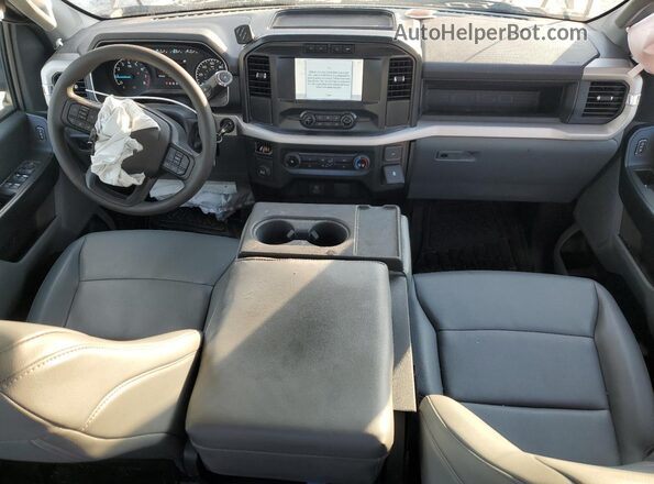 1FTEX1CB1NKD32206 2022 FORD F150 White Առջևի վահանակի տեսք