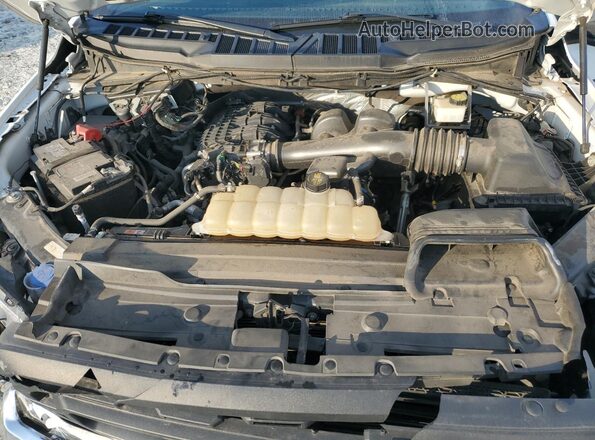1FTEX1CB1NKD32206 2022 FORD F150 White Սալոնի հետևի տեսք