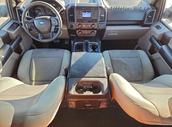 1FTEX1CB9JKD32108 2018 FORD F150 Синий Вид панели приборов