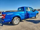 2018 Ford F150 Super Cab Синий vin: 1FTEX1CB9JKD32108