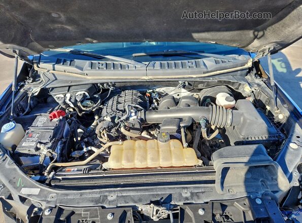 1FTEX1CB9JKD32108 2018 FORD F150 Синий Вид задней части салона