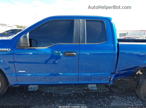 1FTEX1CP1HKD33114 2017 FORD F150 Blue Widok wnętrza 360 stopni
