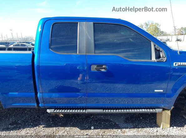 1FTEX1CP1HKD33114 2017 FORD F150 Blue Widok wnętrza z tyłu