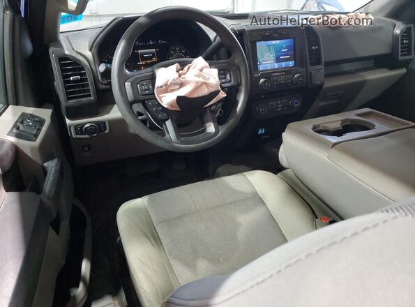 1FTEX1E86HKE32095 2017 FORD F150 Синий Вид панели приборов
