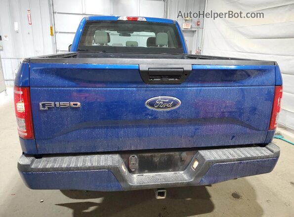 1FTEX1E86HKE32095 2017 FORD F150 Синий Вид сзади