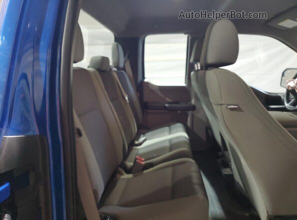 1FTEX1E86HKE32095 2017 FORD F150 Синий Вид задних сидений