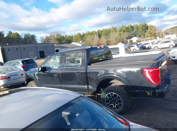 1FTFW1ED6NFB12767 2022 FORD F150 Black სალონის 360-გრადუსიანი ხედი
