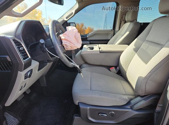 1FTMF1EP0GKE31190 2016 FORD F150 Черный Вид салона спереди