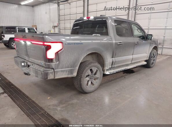 1FTVW1EL2PWG18330 2023 FORD F-150 LIGHTNING Серый Задняя правая четверть