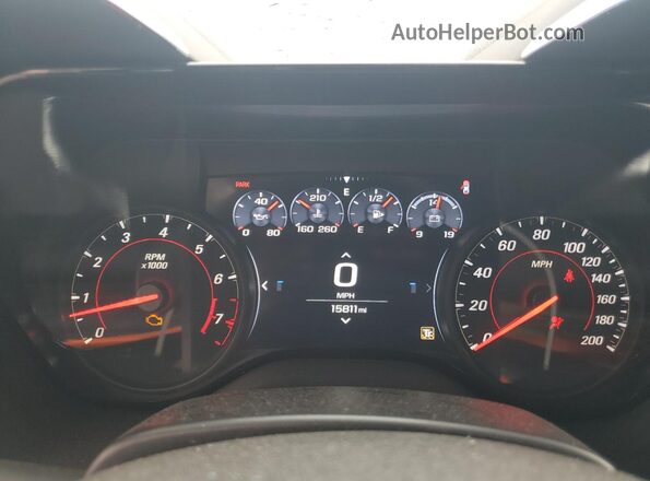 1G1FE1R70R0103068 2024 CHEVROLET CAMARO Gray Widok zestawu wskaźników