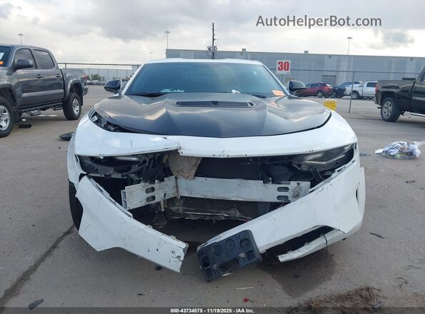 1G1FF1R70M0136013 2021 CHEVROLET CAMARO White Widok zestawu wskaźników