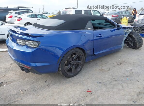 1G1FH3D74R0118232 2024 CHEVROLET CAMARO Синий Задняя правая четверть