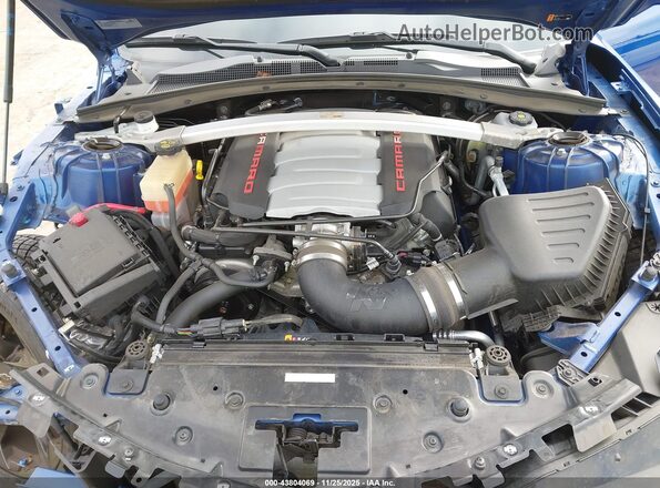 1G1FH3D74R0118232 2024 CHEVROLET CAMARO Синий Вид сзади