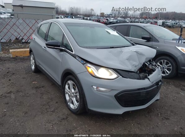 1G1FY6S09M4100950 2021 CHEVROLET BOLT Gray Delantero derecho