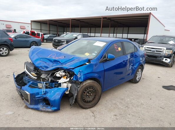 1G1JB5SB2L4136615 2020 CHEVROLET SONIC Синий Передняя левая четверть