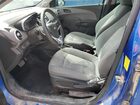 2017 Chevrolet Sonic Ls Синий vin: 1G1JB5SH5H4159107