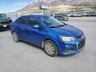 2017 Chevrolet Sonic Ls Синий vin: 1G1JB5SH5H4159107