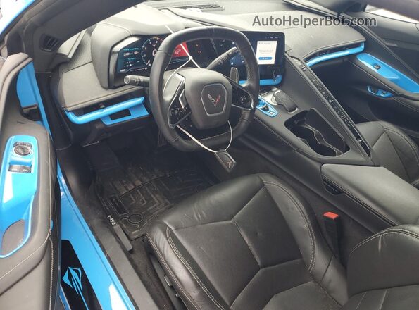 1G1YA2D40R5114730 2024 CHEVROLET CORVETTE Blue Dashboard view