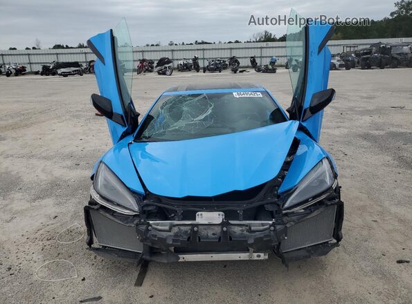 1G1YA2D40R5114730 2024 CHEVROLET CORVETTE Blue Engine compartment view