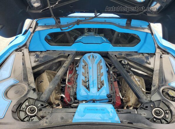 1G1YA2D40R5114730 2024 CHEVROLET CORVETTE Blue Rear interior view