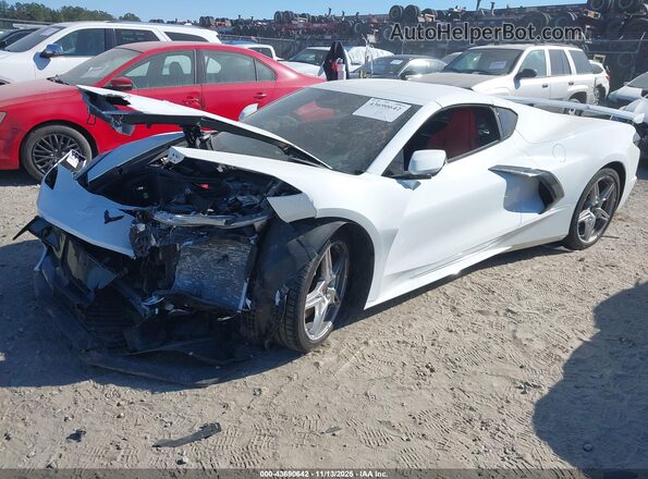 1G1YA2D45S5101784 2025 CHEVROLET CORVETTE Белый Передняя левая четверть