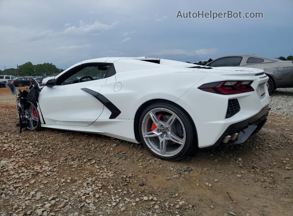 1G1YA3D42N5101221 2022 CHEVROLET CORVETTE White Trasero izquierdo