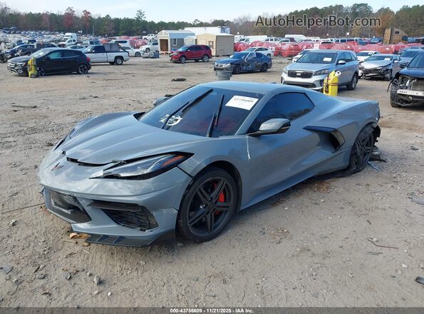 1G1YC3D49R5116735 2024 CHEVROLET CORVETTE Серый Передняя левая четверть