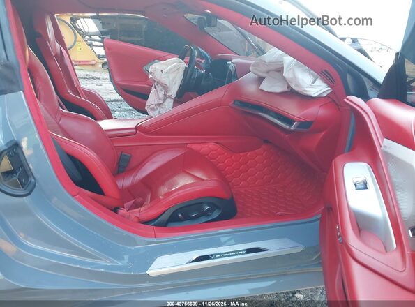 1G1YC3D49R5116735 2024 CHEVROLET CORVETTE Серый Вид салона спереди