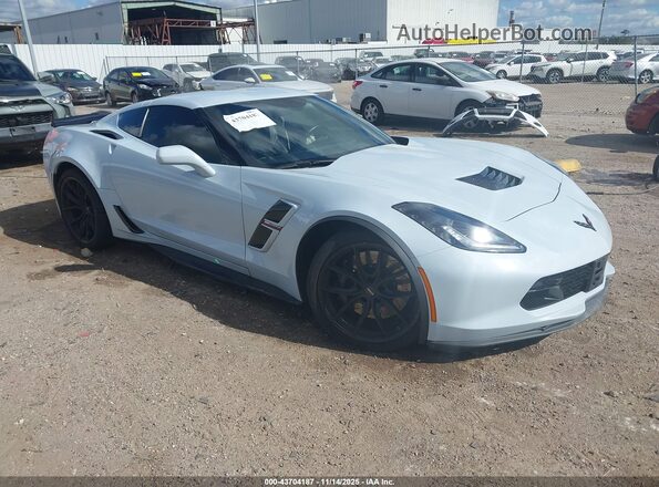 1G1YY2D72J5103447 2018 CHEVROLET CORVETTE Синий Передняя правая четверть