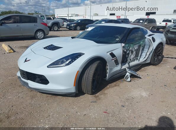 1G1YY2D72J5103447 2018 CHEVROLET CORVETTE Синий Передняя левая четверть
