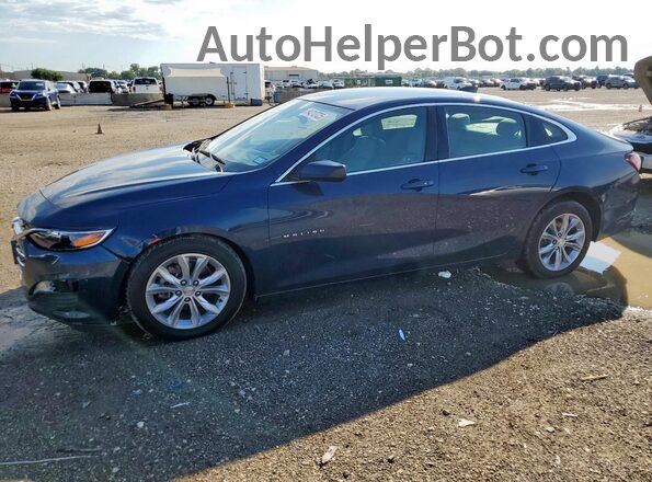 1G1ZD5ST6MF013864 2021 CHEVROLET MALIBU Синий Передняя левая четверть