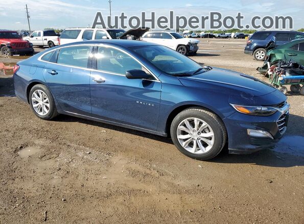 1G1ZD5ST6MF013864 2021 CHEVROLET MALIBU Синий Передняя правая четверть