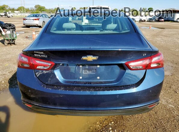 1G1ZD5ST6MF013864 2021 CHEVROLET MALIBU Синий Вид сзади
