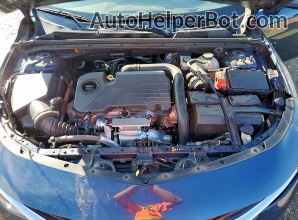 1G1ZD5ST6MF013864 2021 CHEVROLET MALIBU Синий Вид задней части салона