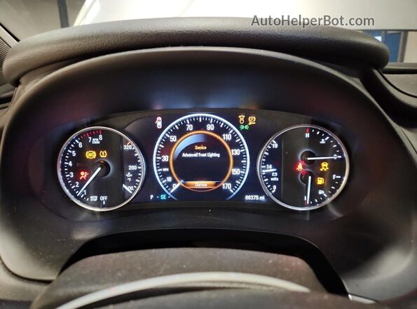 1G4ZP5SS6HU199876 2017 BUICK LACROSSE Серебряный Вид щитка приборов