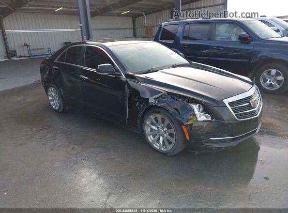 1G6AF5SX8J0160755 2018 CADILLAC ATS Черный Передняя правая четверть