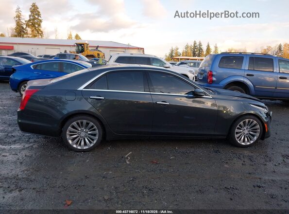 1G6AX5SX3H0207553 2017 CADILLAC CTS Gray Սալոնի հետևի տեսք