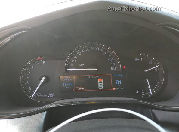 1G6AX5SX3J0126137 2018 CADILLAC CTS Серый Вид щитка приборов