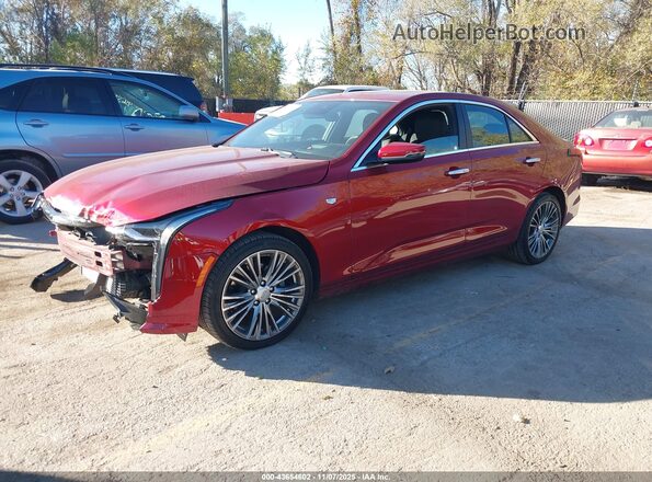 1G6DF5RK6R0122346 2024 CADILLAC CT4 Red Передня ліва чверть